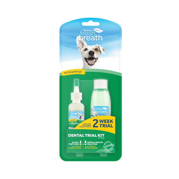 Tropiclean Fresh Breath Oral Care 2-Week Dog Trial Kit | Kanu Pet