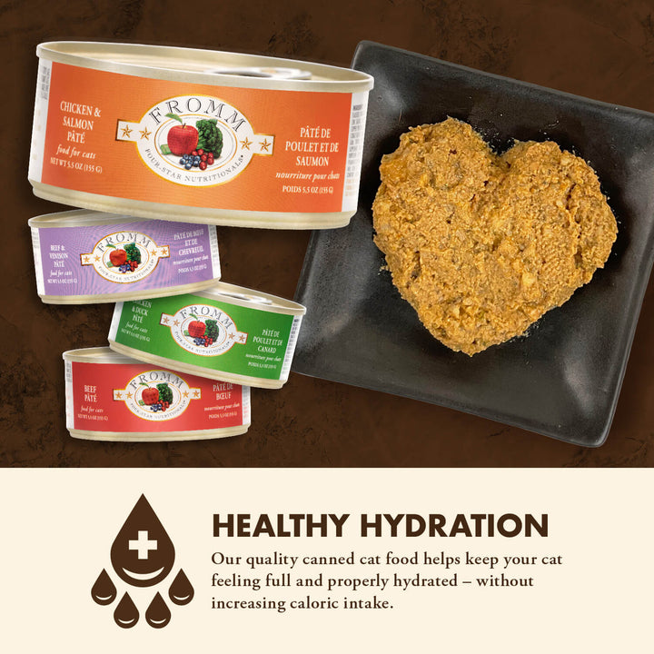 Fromm 4 Star Grain Free Chicken&Salmon Pate Cat Food 5.5 oz| Kanu Pet