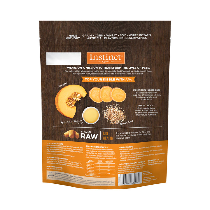 Instinct Raw Boost Frozen Mixers Gut Health Dog Food | Kanu Pet