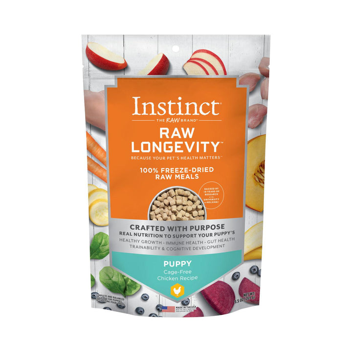 Instinct Raw Longevity Freeze-Dried Bites Cage-Free Chicken Recipe For Puppies | Kanu Pet