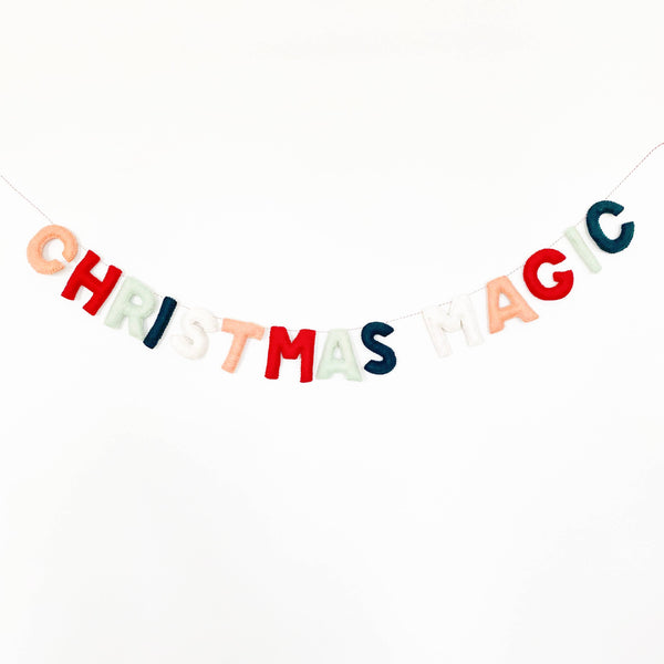 Christmas Magic Felt Banner