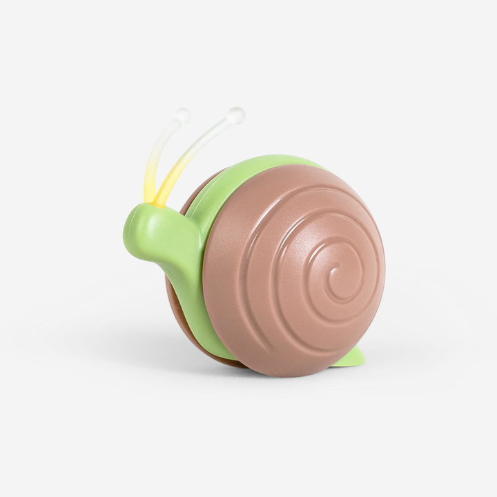 Curatepet Wicked Snail-Brown/Green Interactive Cat Toy | Kanu Pet