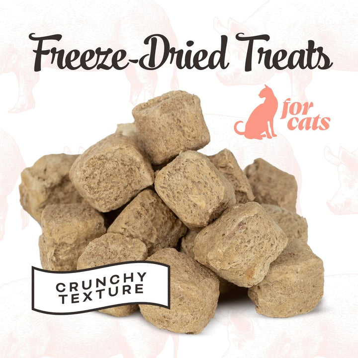 Primal Crunchy Freeze-Dried Pork Treats for Cats 1 Oz | Kanu Pet