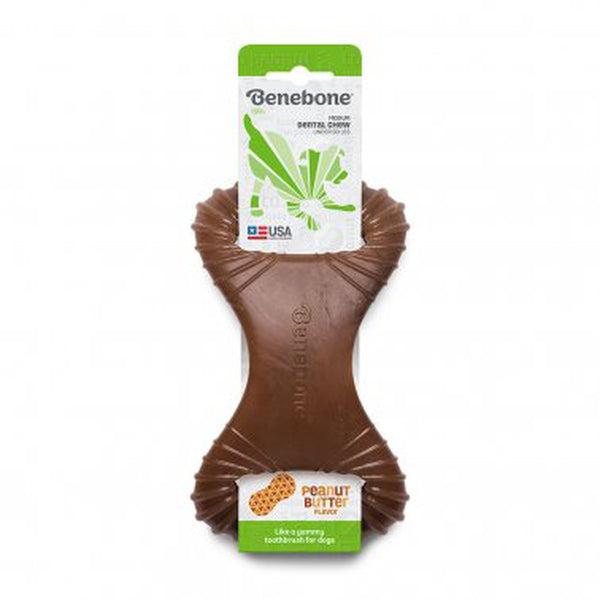 Benebone Dental Chew Peanut Butter Flavor Dog Chew Toy | Kanu Pet