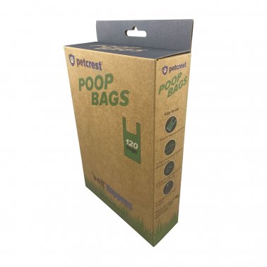 Petcrest Poop Bag Eco Handle - 120 Count | Kanu Pet