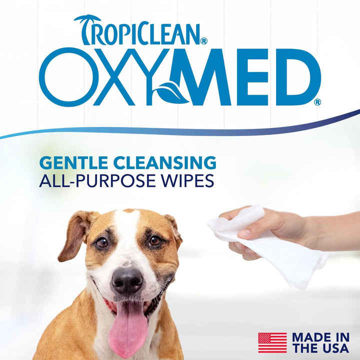 Tropiclean Oxy-Med Wipes Soothing Relief 50 Count