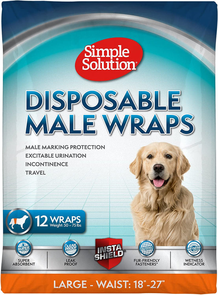 Simple Solution Male Wrap Disposable Medium