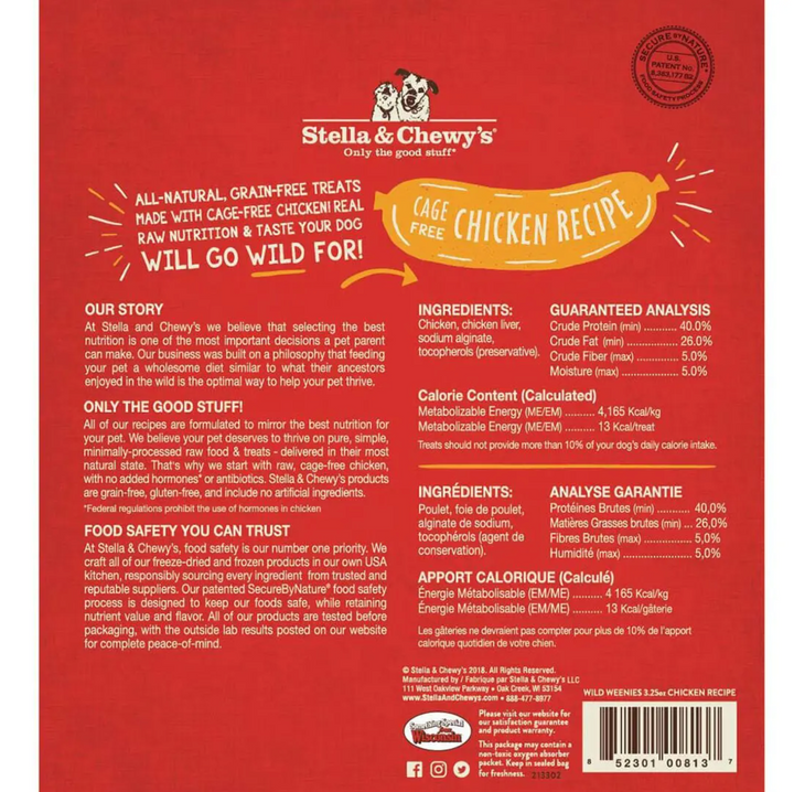 Stella & Chewy's Wild Weenies Freeze-Dried Dog Treats | Kanu Pet