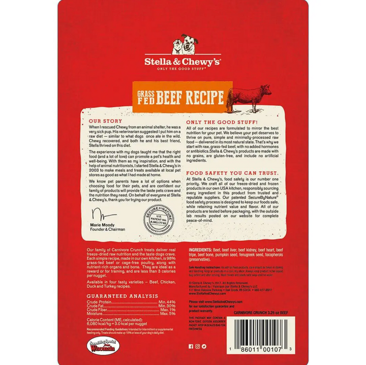 Stella & Chewy's Carnivore Crunch Freeze-Dried Dog Treats | Kanu Pet