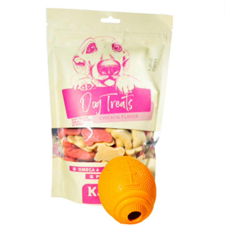 Kanu Pet Football Treat Dispensing Tough Dog Chew Toy | Kanu Pet