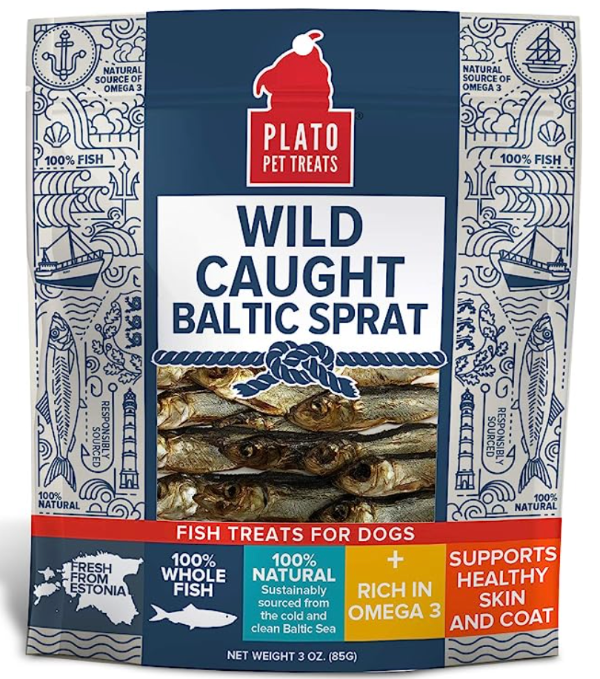 Plato Wild Caught Baltic Sprat Dog Treat | Kanu Pet