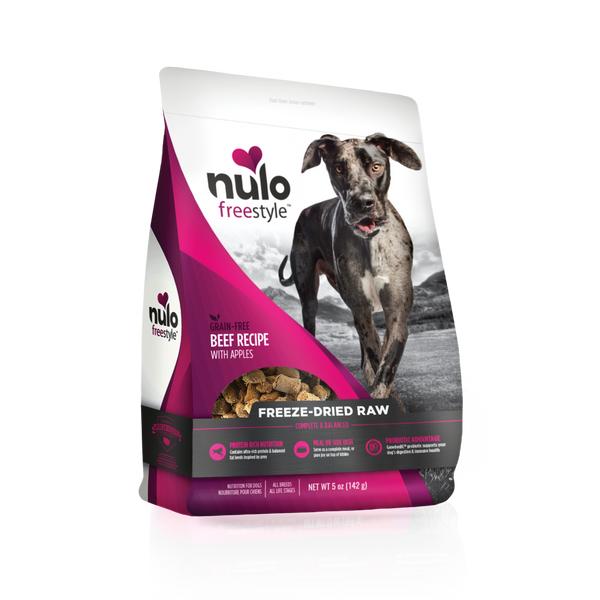 Nulo Freestyle Freeze-Dried Raw Beef with Apples 5 oz