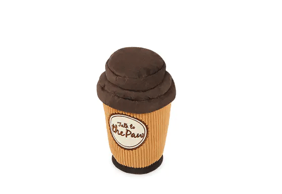 Pet Play Pup Cup Cafe Plush Dog Toy Collection