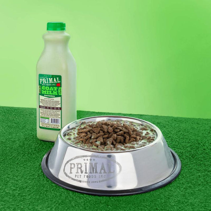 Primal Raw Goat Milk+ Green Goddess for Cat & Dog 32 Oz | Kanu Pet