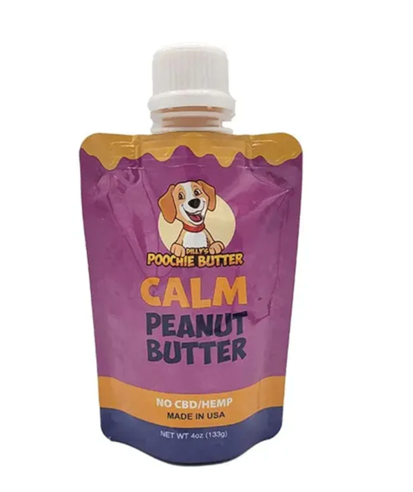 Poochie Butter Calming Peanut Butter 4 oz (No CBD) For Dogs