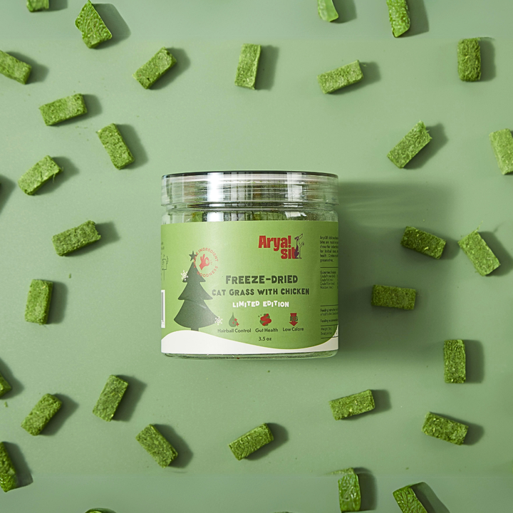 Arya Sit Freeze-Dried Cat Grass | Kanu Pet