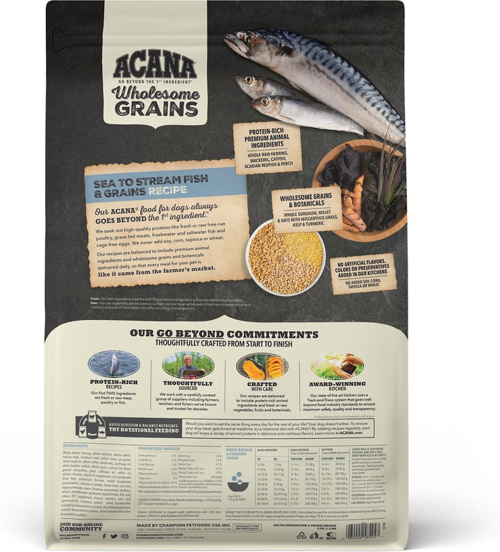 Acana Stream Recipe Wholesome Free Dry Dog Food 4 Lbs