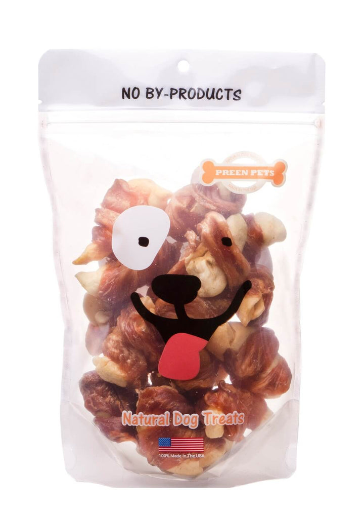 Preen Pets Chicken Breast & Apple Twists Dog Treat 4 oz