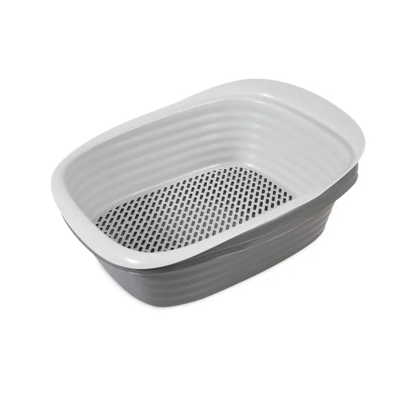 Petmate Arm & Hammer™ Sifting Litter Pan for Cat Large Light Gray/Dawn