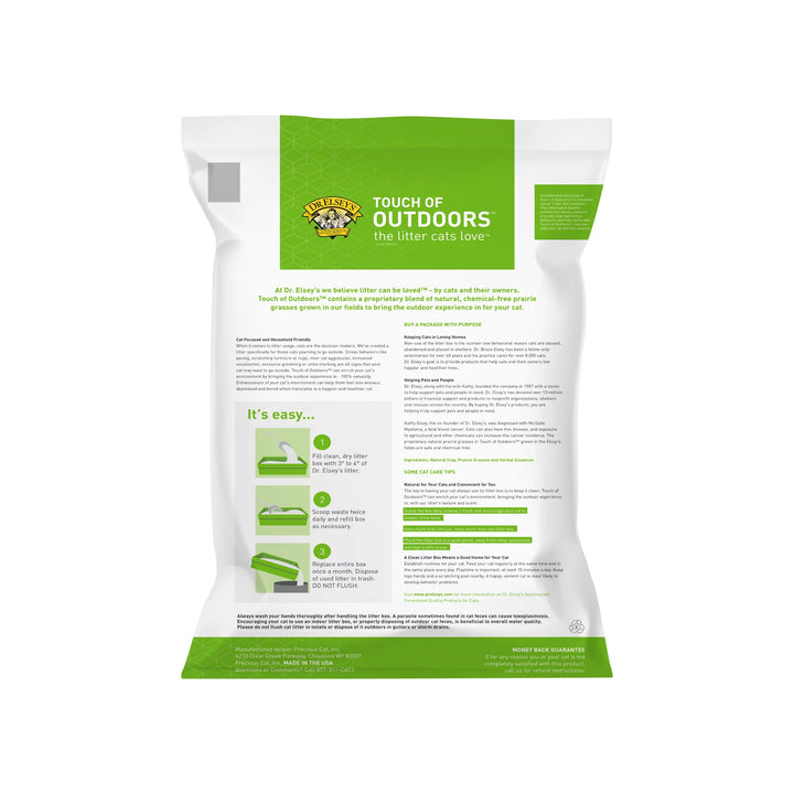 Dr. Elsey’s Touch of Outdoors Multi Cat Litter | Kanu Pet