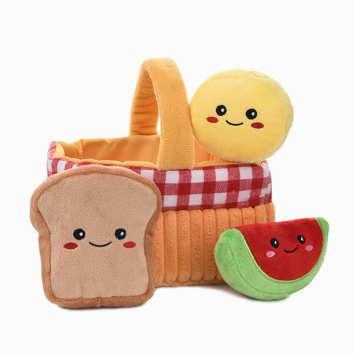 HugSmart Pet Picnic Time - Picnic Basket Interactive Dog Toy | Kanu Pet