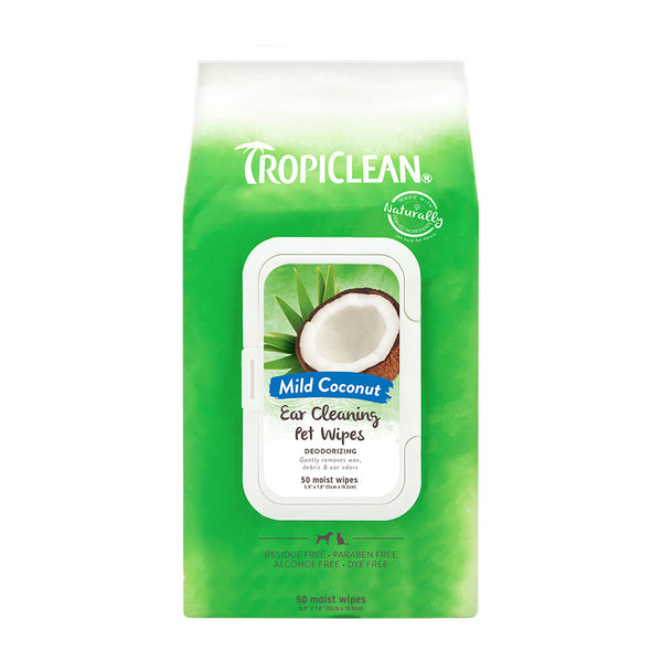 Tropiclean Wipes Ear Cleaning 50 Ct