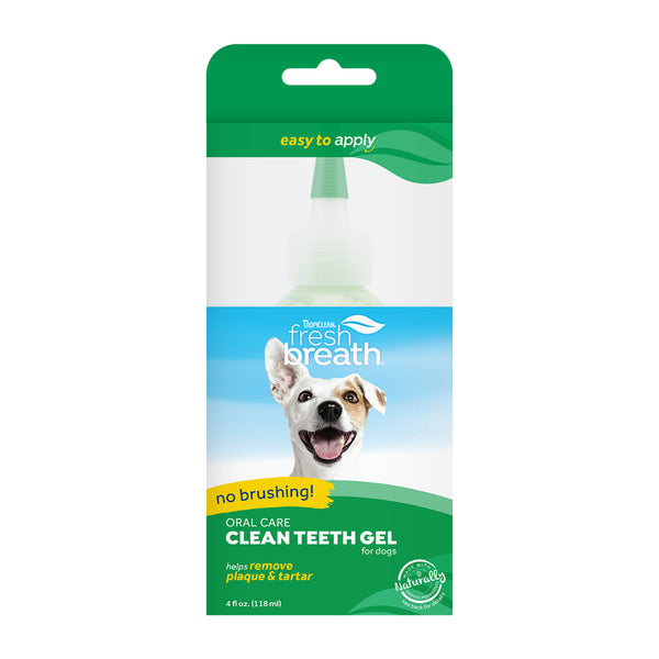 Tropiclean Fresh Breath No Brushing Clean Teeth Dental Dog Gel | Kanu Pet